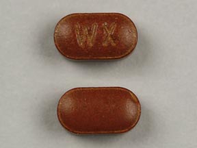 Pill WX Brown Oval is Azo Urinary Pain Relief Maximum Strength