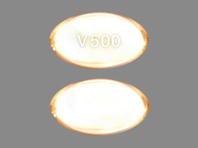 Pill V500 Yellow Oval is Vascepa