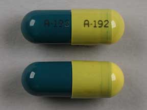 Pill A-192 A-192 Green Capsule-shape is Loxapine Succinate