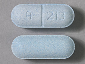 Pill A213 Blue Oval is Acetaminophen and Pentazocine Hydrochloride