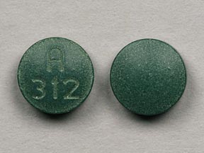 Pill A 312 Green Round is Hydroxyzine Hydrochloride