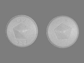 Pill ap 550 White Round is Albenza
