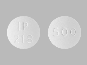 Metformin hydrochloride 500 mg IP 218 500