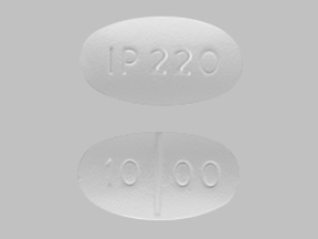 Metformin hydrochloride 1000 mg IP 220 10 00