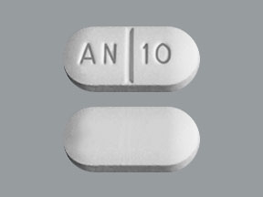 Acetaminophen and hydrocodone bitartrate 300 mg / 10 mg AN 10