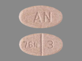 Warfarin sodium 3 mg AN 764 3