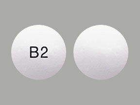 Pill B2 White Round is Chlorpromazine Hydrochloride