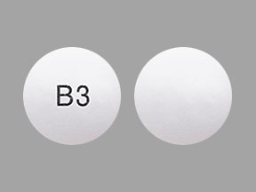 Pill B3 White Round is Chlorpromazine Hydrochloride