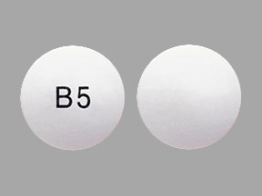 Pill B5 White Round is Chlorpromazine Hydrochloride