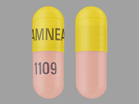 Pill AMNEAL 1109 Pink & Yellow Capsule-shape is Clomipramine Hydrochloride