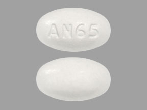 Pill AN65 White Oval is Abiraterone Acetate