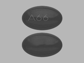 Pill A66 Gray Oval is Isotretinoin