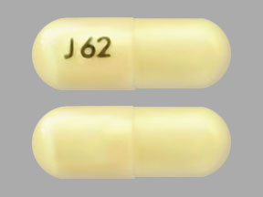 Pill J62 Yellow Capsule/Oblong is Morphine Sulfate Extended-Release