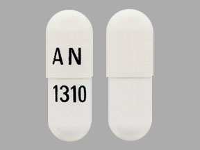 Pill AN 1310 White Capsule-shape is Pregabalin