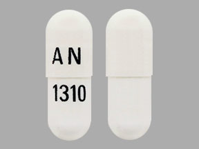 Pill AN 1310 White Capsule/Oblong is Pregabalin