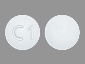Pill C1 White Round is Tadalafil