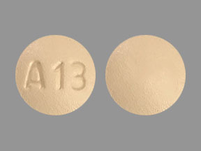 Pill A13 Yellow Round is Tadalafil