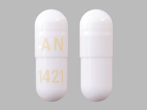 Pill AN 1421 White Capsule/Oblong is Silodosin