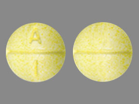 Pill A 1 Yellow Round is Methotrexate Sodium
