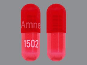 Pill Amneal 1502 Red Capsule/Oblong is Phenoxybenzamine Hydrochloride