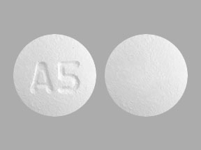 Pill A5 White Round is Frovatriptan Succinate