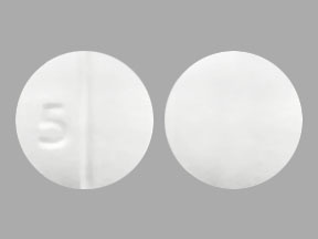 Pill Imprint 5 (Amphetamine Sulfate 5 mg)