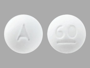 Methylergonovine maleate 0.2 mg A 60
