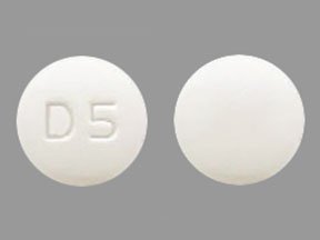 Pill D5 White Round is Fluphenazine Hydrochloride