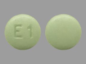 Pill E1 Green Round is Fluphenazine Hydrochloride