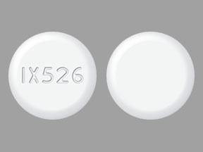 Pill IX526 White Round is Lamotrigine (Orally Disintegrating)