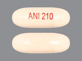 Pill ANI 210 White Capsule/Oblong is Nimodipine