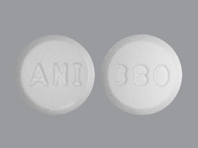 Pill ANI 380 is Flecainide Acetate 50 mg