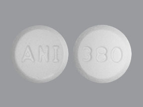 Pill ANI 380 White Round is Flecainide Acetate