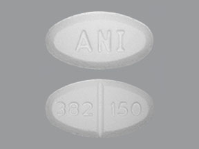 Pill ANI 382 150 White Oval is Flecainide Acetate