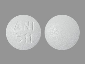 Pill ANI 511 is Indapamide 2.5 mg