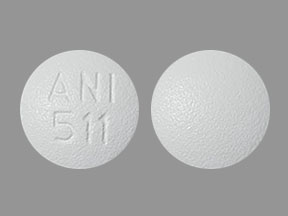 Pill ANI 511 White Round is Indapamide