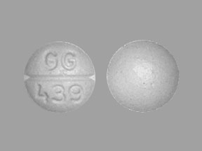 Pill GG 439 White Round is Pindolol