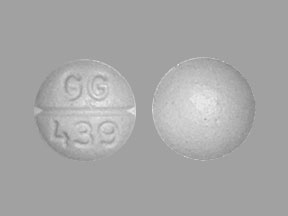 Pill GG 439 White Round is Pindolol