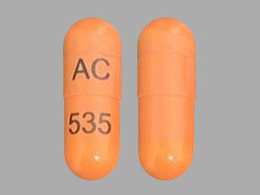 Pill AC 535 Brown Capsule-shape is Ranitidine Hydrochloride