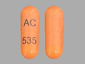 Pill AC 535 Brown Capsule/Oblong is Ranitidine Hydrochloride