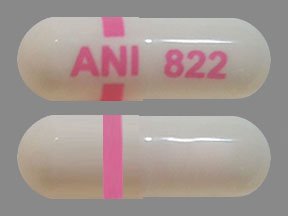 Pill ANI 822 White Capsule-shape is Mexiletine Hydrochloride