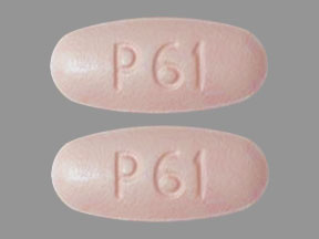 Pill P61 P61 Pink Oval is Ezetimibe and Simvastatin