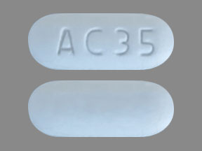 Pill AC35 Blue Oval is Deferasirox