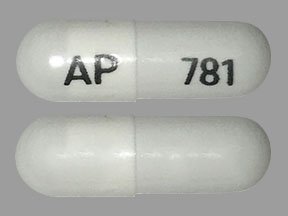 Pill AP 781 White Capsule/Oblong is Terazosin Hydrochloride