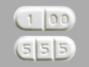 Pill 1 00 5 5 5 White Capsule-shape is Buspirone Hydrochloride