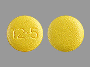 Pill 12.5 Yellow Round is Paxil CR