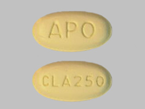 Clarithromycin 250 mg CLA250 APO