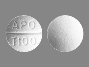 Trazodone hydrochloride 100 mg APO T100