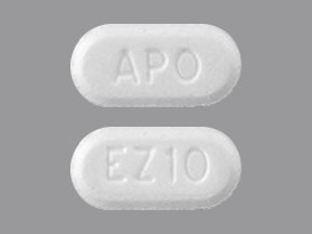 Pill APO EZ 10 White Capsule-shape is Ezetimibe