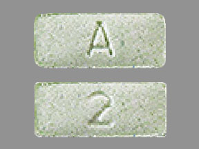 Pill A 2 Green Rectangle is Aripiprazole